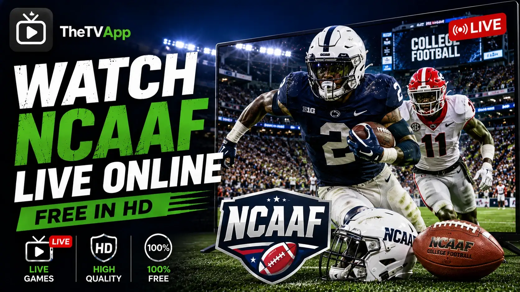 Watch NCAAF Live Online Free in HD